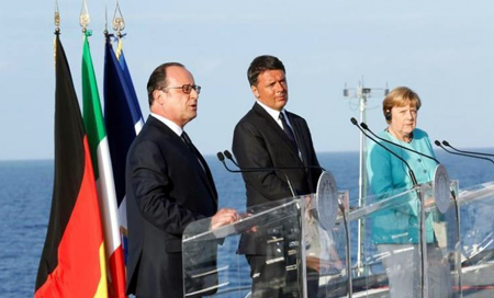 reunion de lideres europeos en islas ventotene